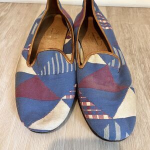 Stubbs & Wootton Multicolor Geometric Flats